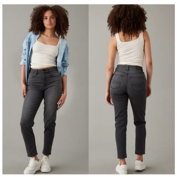 American Eagle Outfitters Denim - American Eagle Stretch Mom Jean Washed Black  NWT